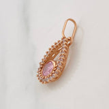 Dije Halo Gota 0.85g / 1.8cm Oro Rosa 18K