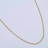 Cadena Veneciana 1.85gr / 50cm / 0.6mm Oro Amarillo +3 18K &