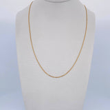 Cadena Veneciana 1.85gr / 50cm / 0.6mm Oro Amarillo +3 18K &