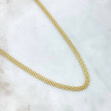 Cadena China 4.5gr / 45cm / 3.8mm Oro Amarillo +0 18K