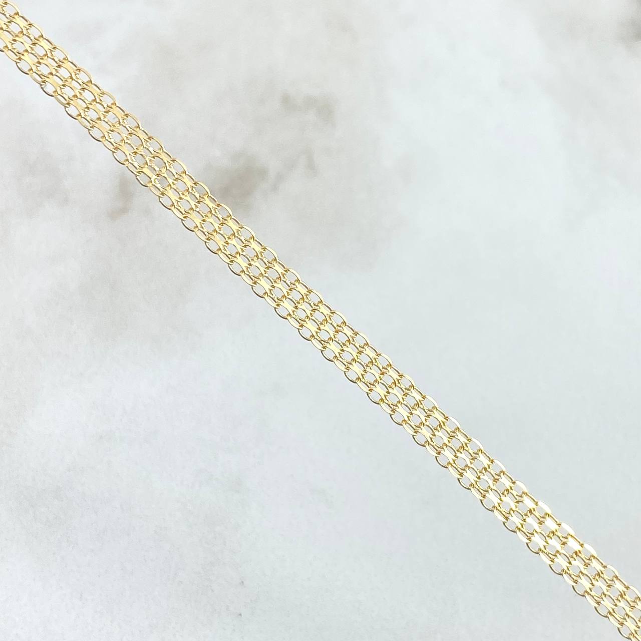 Cadena China 4.5gr / 45cm / 3.8mm Oro Amarillo +0 18K