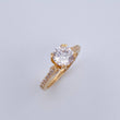 Anillo Solitario Churumbela 4.05gr / T5 3/4 / Oro Amarillo 18K &