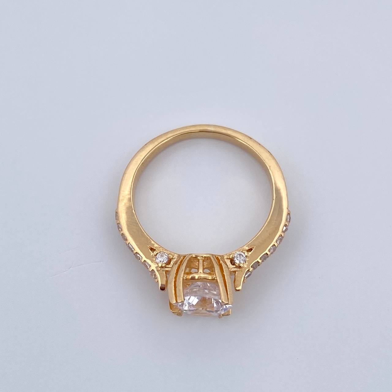Anillo Solitario Churumbela 4.05gr / T5 3/4 / Oro Amarillo 18K &