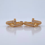 Candongas Clavo 5.95gr / 1.7cm / Oro Amarillo 18K &
