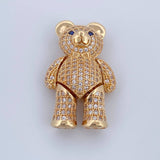 Dije Oso Articulado Corbatin 7.8gr / 2.7cm / Oro Amarillo 18K &