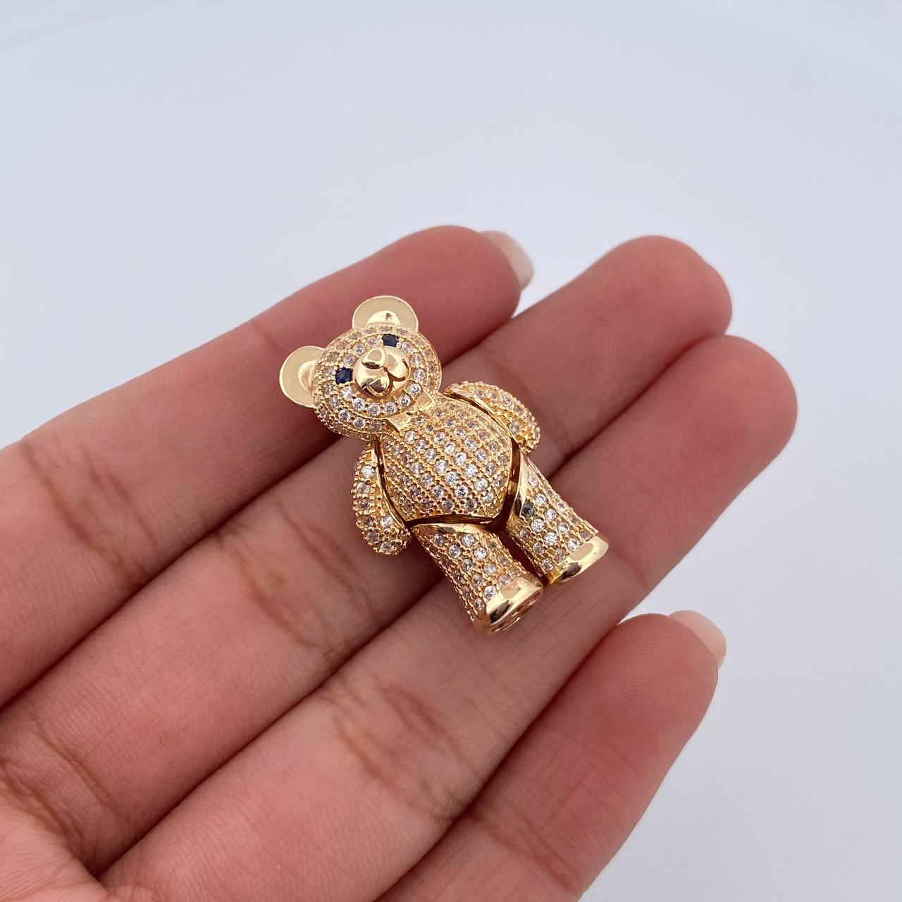 Dije Oso Articulado Corbatin 7.8gr / 2.7cm / Oro Amarillo 18K &