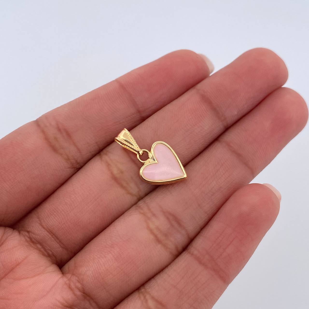 Dije Corazon 0.6gr / 1.7cm / Oro Amarillo 18K &