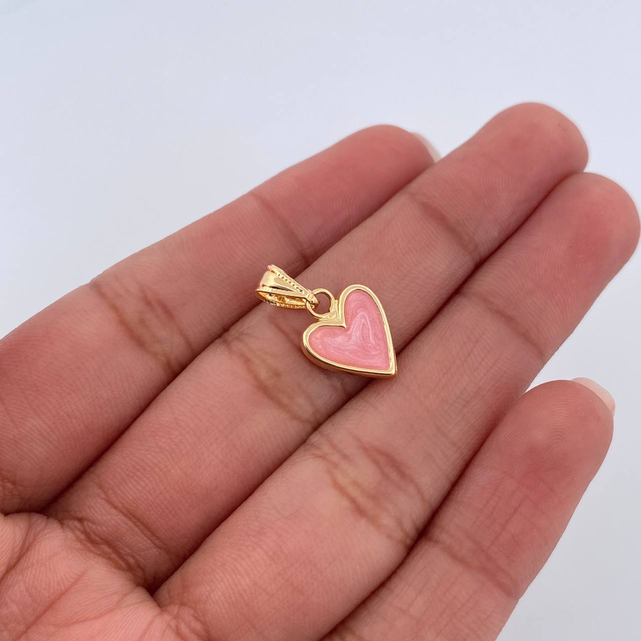 Dije Corazon 0.65gr / 1.7cm / Oro Amarillo 18K &