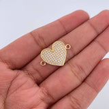 Herraje Corazon 2.2gr / 2.1cm / Oro Amarillo 18K &