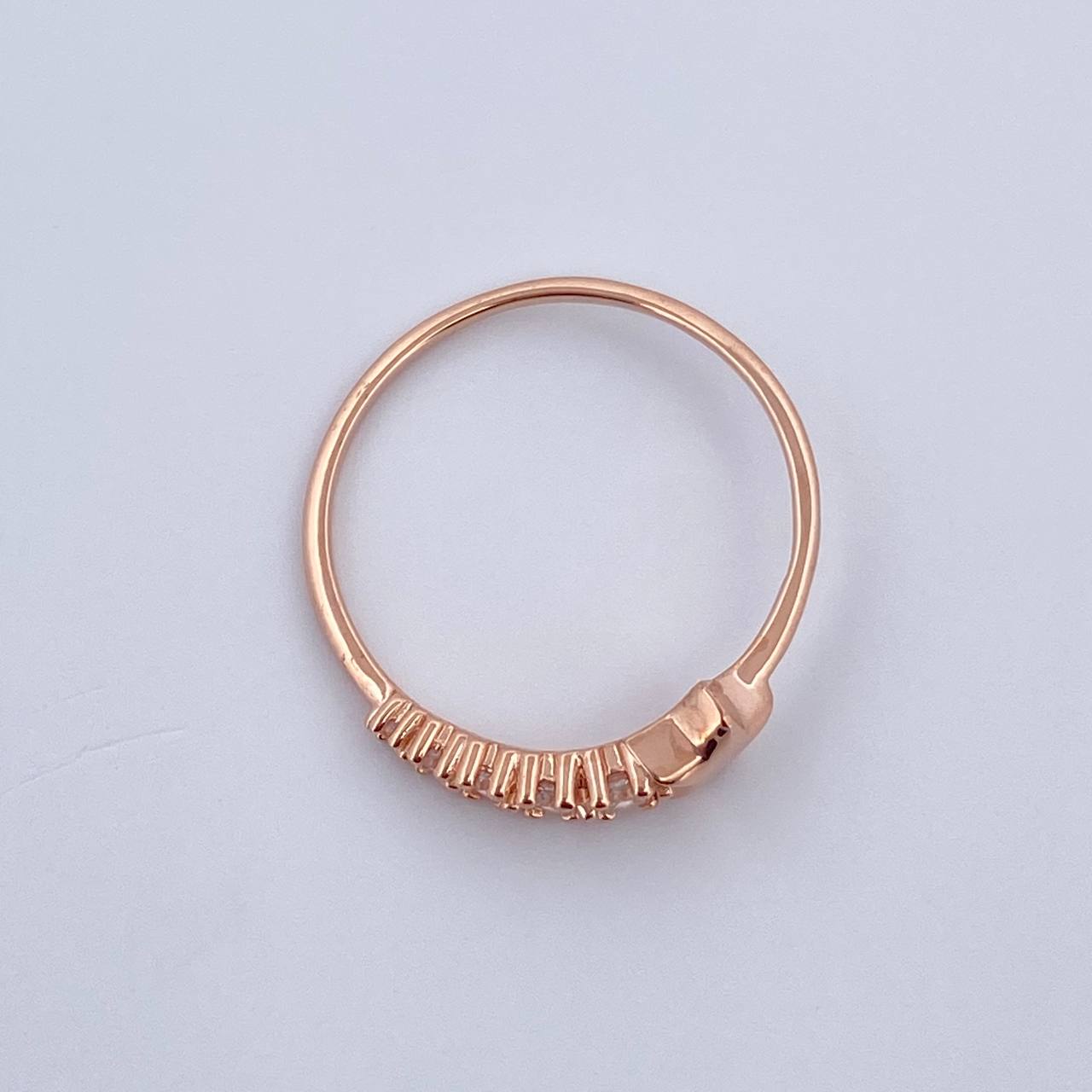 Anillo Estrella 1.5gr / T7 / Oro Rosa 18K &