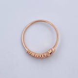 Anillo Estrella 1.5gr / T7 / Oro Rosa 18K &