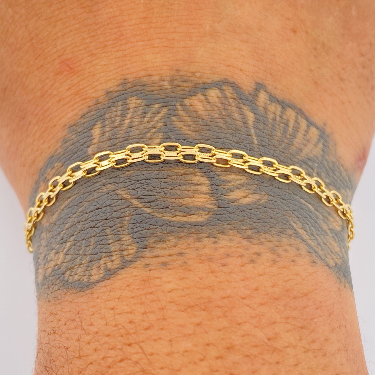 Pulso Chino 2.85gr / 20.3cm / Oro Amarillo +1 18K &