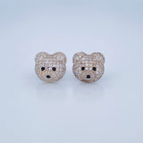 Topos Rostro Oso 5.5gr / Oro Blanco 18K &
