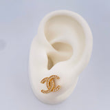 Topos Ola Cruzada 2.6gr / 1.2cm / Oro Amarillo 18K &