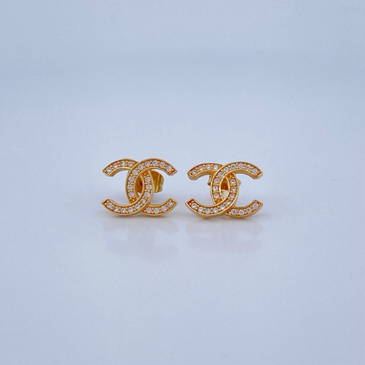Topos Ola Cruzada 2.6gr / 1.2cm / Oro Amarillo 18K &