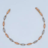 Pulso Rustico Cilindro 2.95gr / 21cm / Tres Oros 18K &