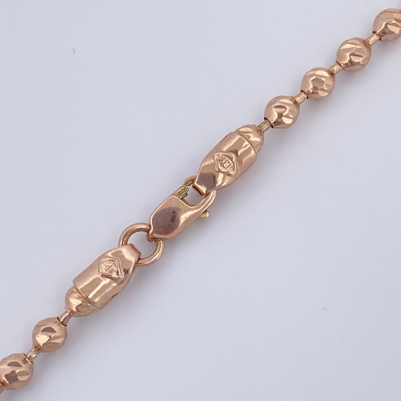 Cadena Militar 19.65gr / 70.5cm / Oro Rosa 18K &