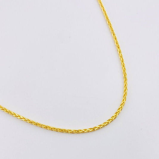 Cadena Franco 4.35gr / 60cm / 1.4mm Oro Amarillo +3 18K ©