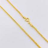Cadena Franco 3.75gr / 50cm / 1.4mm Oro Amarillo +3 18K