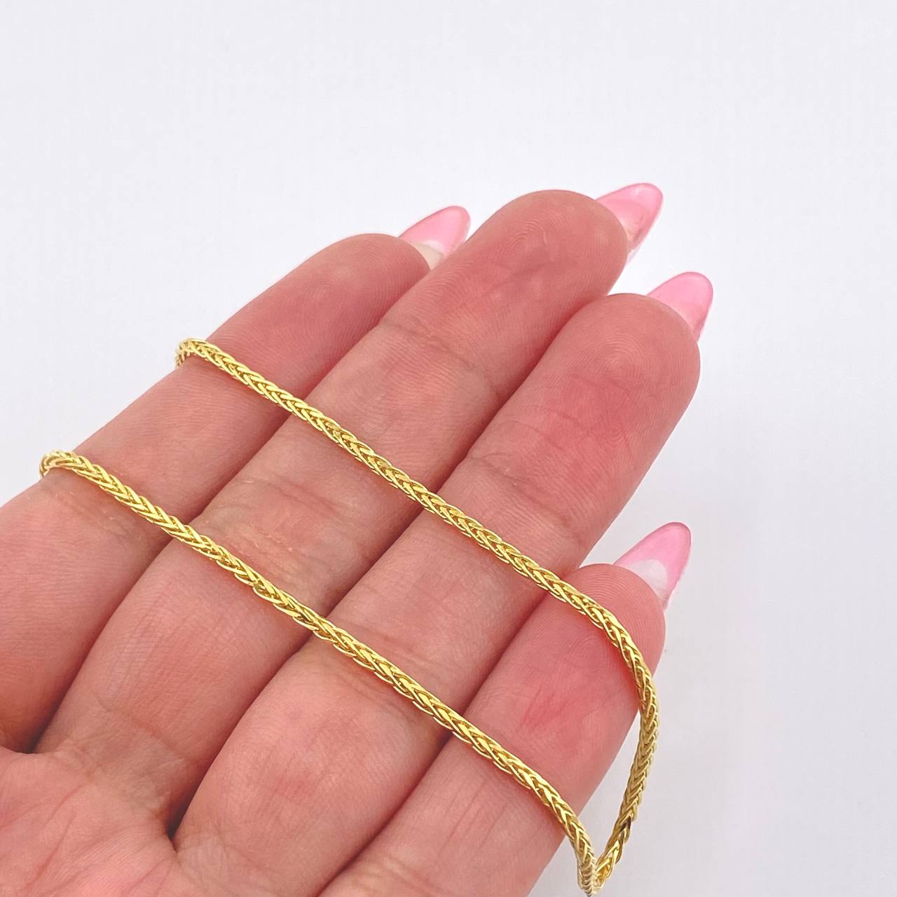 Cadena Franco 3.7gr / 50cm / 1.4mm Oro Amarillo +3 18K ©