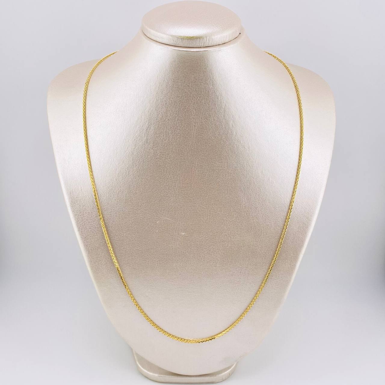 Cadena Franco 4.35gr / 60cm / 1.4mm Oro Amarillo +3 18K