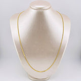 Cadena Franco 4.4gr / 60cm / 1.4mm Oro Amarillo +3 18K