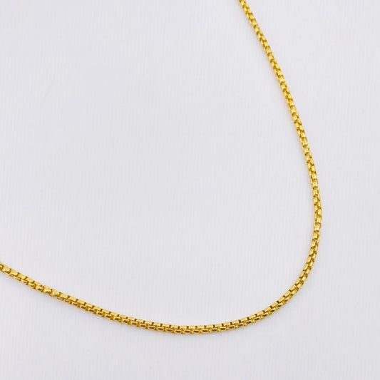 Cadena Veneciana 5.1g / 50cm / 1.85mm Oro Amarillo 18K