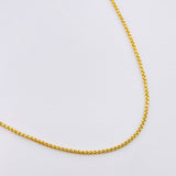 Cadena Veneciana 10.75gr / 60cm / 1.7mm Oro Amarillo +3 18K