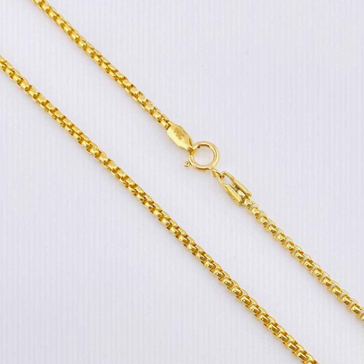 Cadena Veneciana 10.75gr / 60cm / 1.7mm Oro Amarillo +3 18K