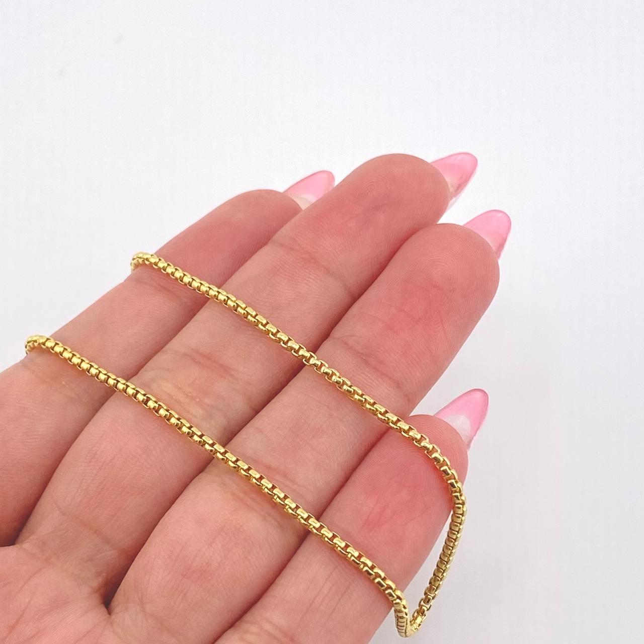 Cadena Veneciana 10.75gr / 60cm / 1.7mm Oro Amarillo +3 18K