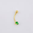 Piercing Ombligo 0.4gr / 1.7cm / Oro Amarillo 18K