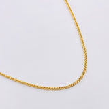 Cadena Franco 5.45gr / 60cm / 2.1mm Oro Amarillo +3 18K