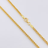 Cadena Franco 5.45gr / 60cm / 2.1mm Oro Amarillo +3 18K