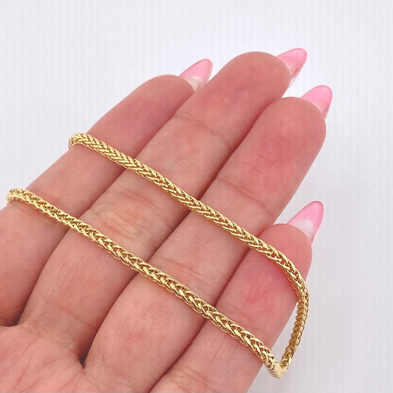 Cadena Franco 6.9gr / 60cm / 2.2mm Oro Amarillo +3 18K *