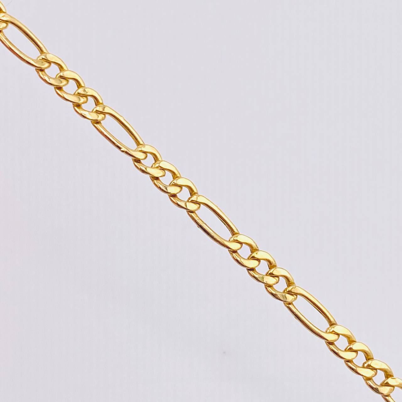 Cadena Figaro 6.55gr / 65cm / 3.1mm Oro Amarillo +1 18K