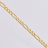 Cadena Figaro 6.55gr / 65cm / 3.1mm Oro Amarillo +1 18K