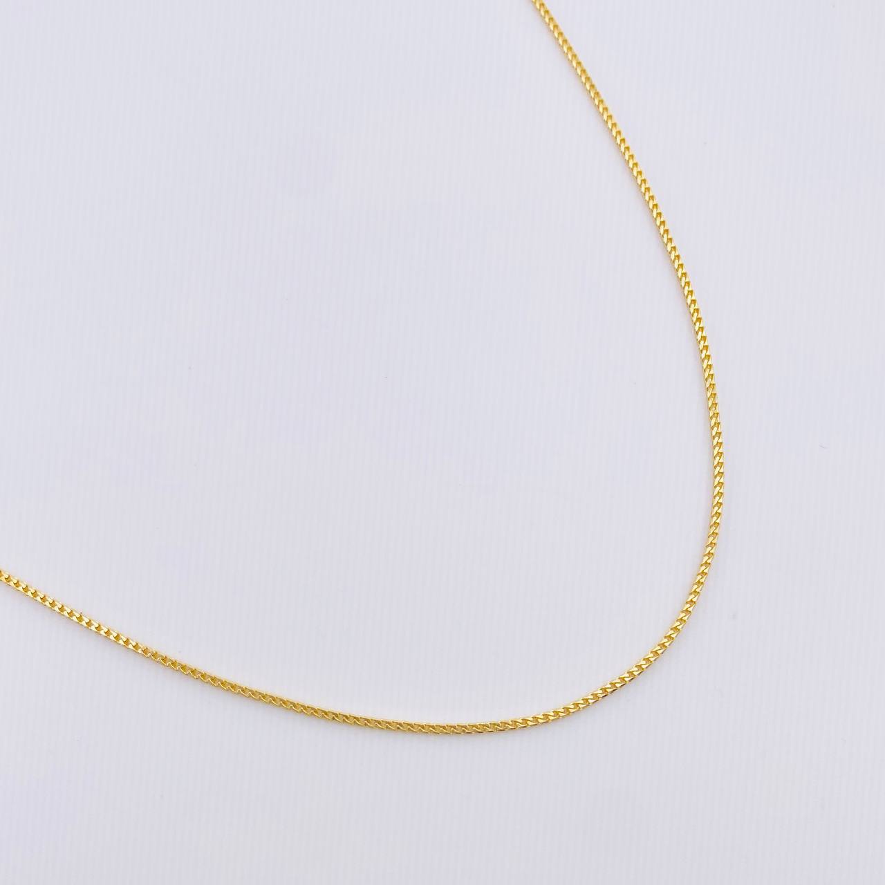 Cadena Franco 4.25gr / 60cm / 1mm Oro Amarillo +3 18K