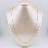 Cadena Franco 4.3gr / 60cm / 1mm Oro Amarillo +3 18K ©