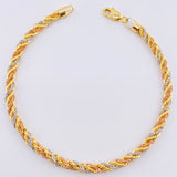 Pulso Lazo 4.05gr / 19cm / 3.5mm Tres Oros +3 18K *
