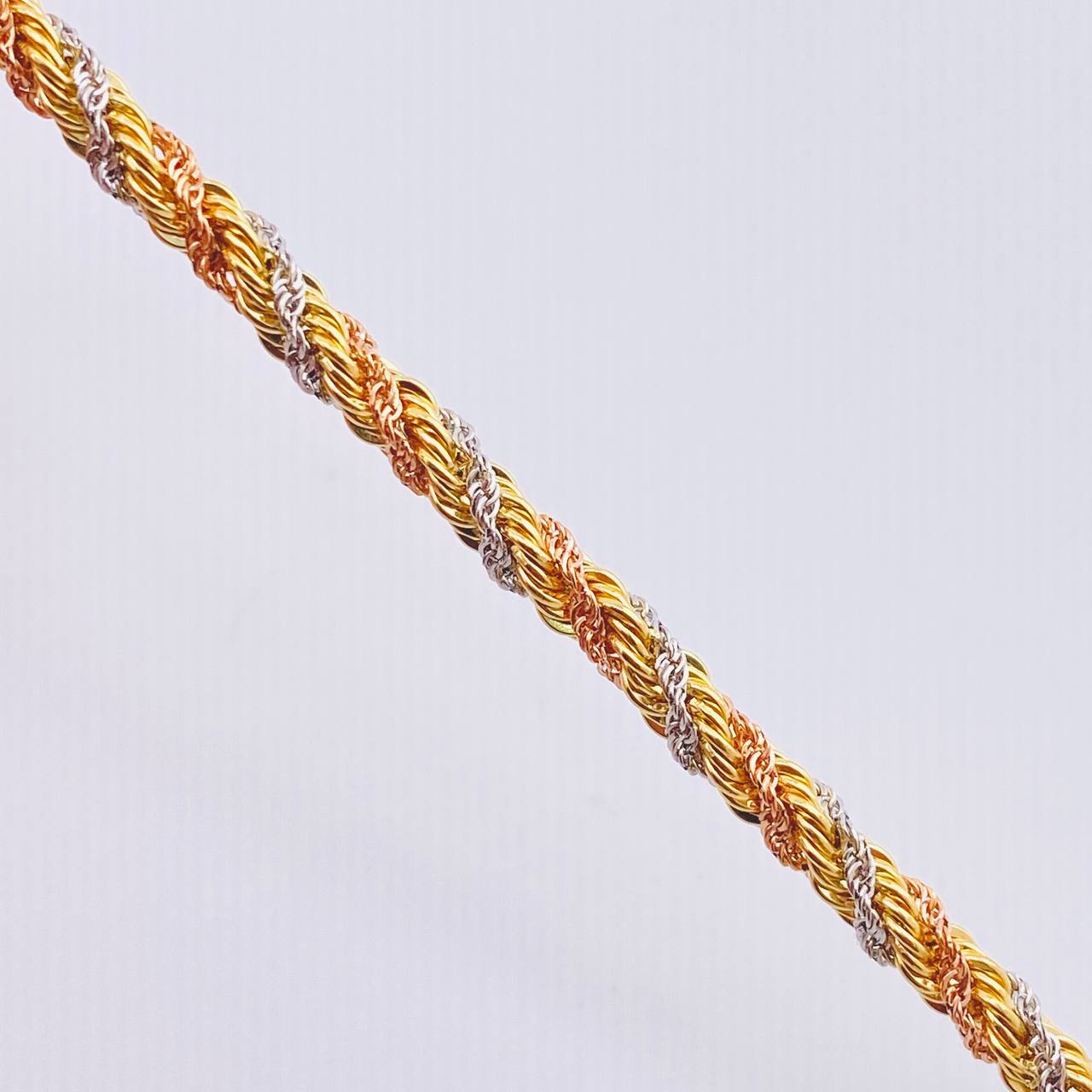 Pulso Lazo 4.05gr / 19cm / 3.5mm Tres Oros +3 18K *