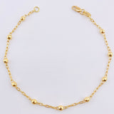 Pulso Cajón Bolas 2.05gr / 18.5cm / 3mm Oro Amarillo +3 18K ©