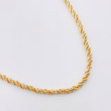 Cadena Lazo 16.55gr / 60cm / 4mm Tres Oros +3 18K *
