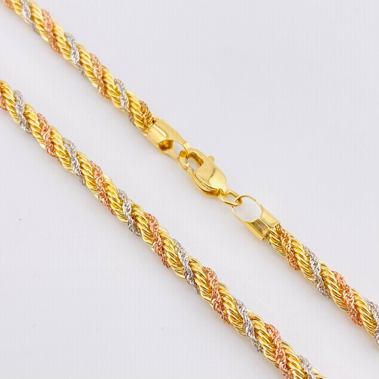 Cadena Lazo 16.55gr / 60cm / 4mm Tres Oros +3 18K *
