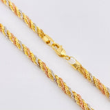 Cadena Lazo 16.55gr / 60cm / 4mm Tres Oros +3 18K *