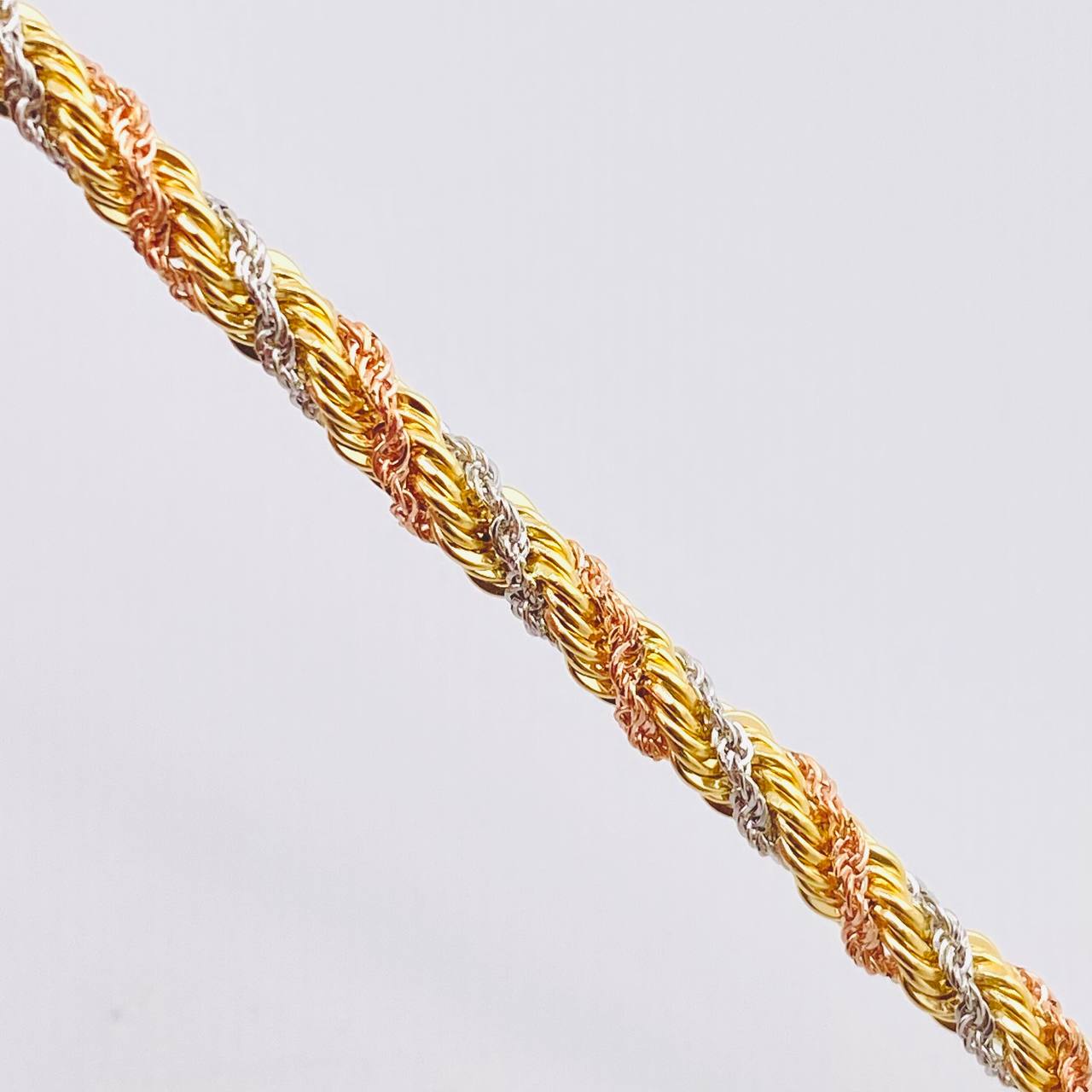Cadena Lazo 16.55gr / 60cm / 4mm Tres Oros +3 18K *