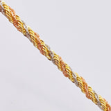 Cadena Lazo 9.65gr / 50cm / 3.5mm Tres Oros +3 18K ©