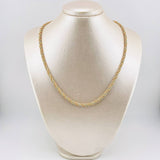 Cadena Lazo 9.65gr / 50cm / 3.5mm Tres Oros +3 18K ©