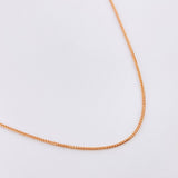 Cadena Franco 5.25gr / 60cm / 1.2mm Oro Rosa +3 18K *