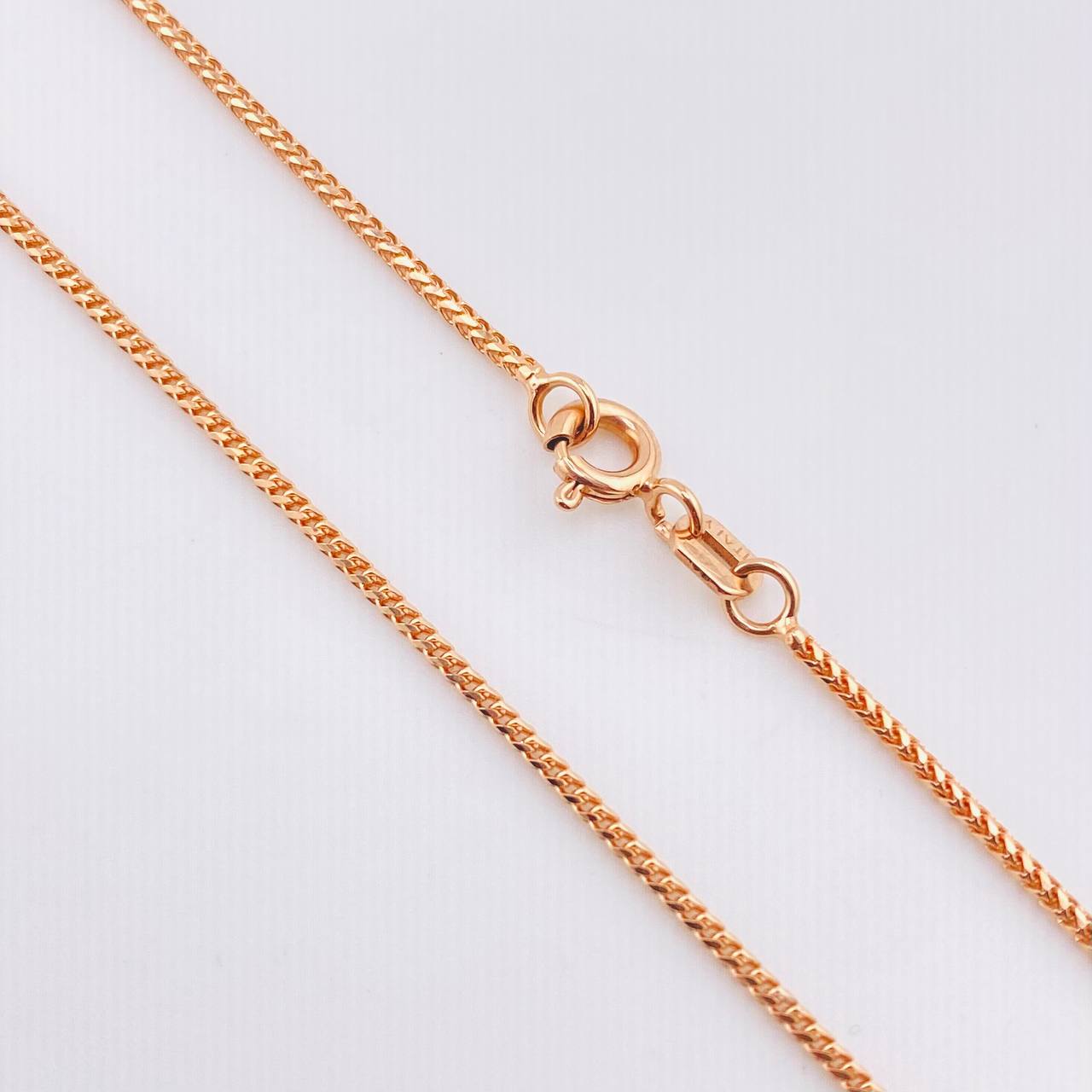 Cadena Franco 4.4gr / 50cm / 1.2mm Oro Rosa +3 18K *