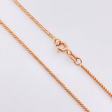 Cadena Franco 4.4gr / 50cm / 1.2mm Oro Rosa +3 18K *